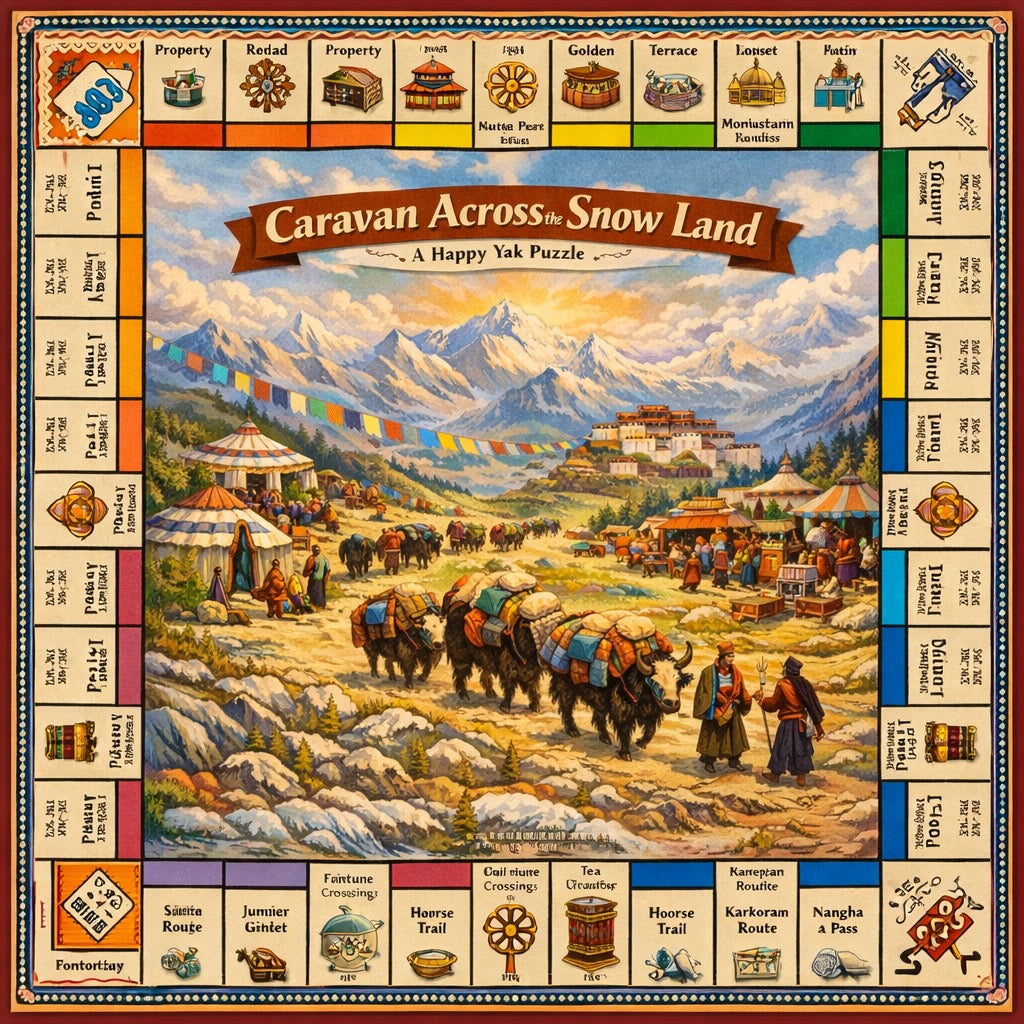Caravan Across Snow Land